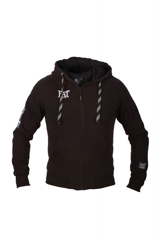 STROM-HOODED SWEAT JACKET 116104 BLACK