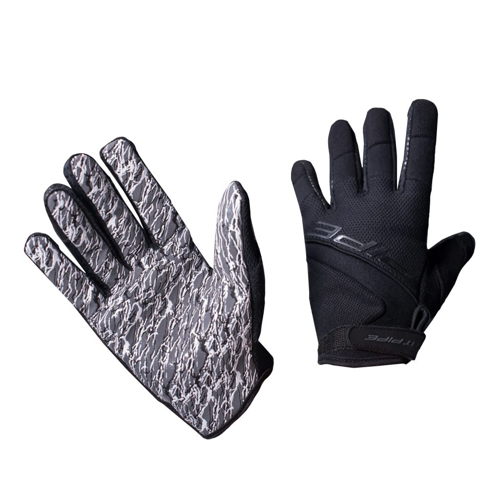 GKGLOVES WITH SILICONE PALM BLACK Fat Pipe